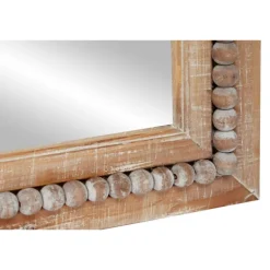 Decorative Mirrors-Kirkland's Home Distressed Brown Wooden Frame Wall Mirror