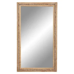 Decorative Mirrors-Kirkland's Home Distressed Brown Wooden Frame Wall Mirror