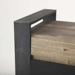Console Tables-Kirkland's Home Distressed Farmhouse 3-Drawer Console Table