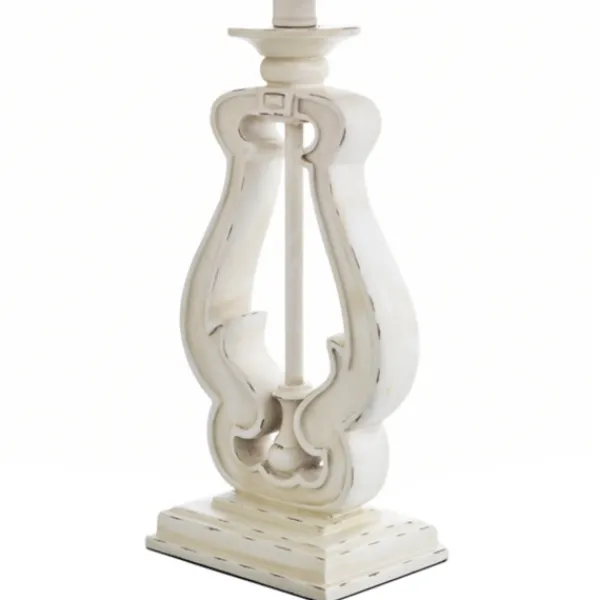 Table Lamps-Kirkland's Home Distressed French Farmhouse Table Lamp White