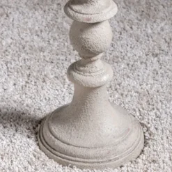 Floor Lamps-Kirkland's Home Distressed Gray Finish Floor Lamp White
