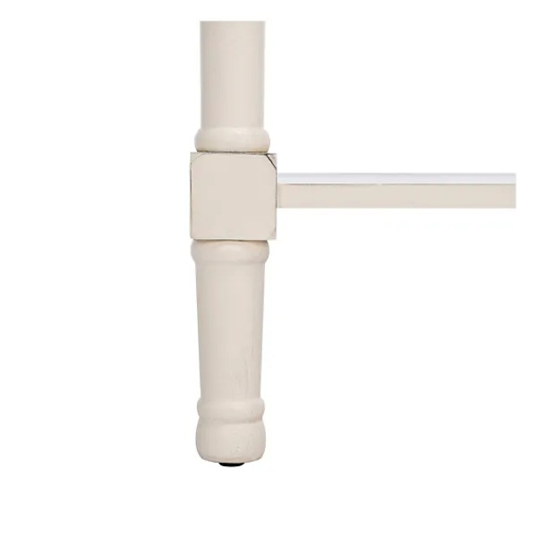 Console Tables-Kirkland's Home Distressed Natural Ronan 2-Drawer Console Table White