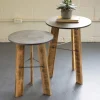 Accent & End Tables-Kirkland's Home Distressed Recycled Wood 2-Pc. Accent Table Set Brown