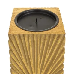 Candle Holders-Kirkland's Home Distressed Sunburst Candle Holders, Set Of 3 Gold