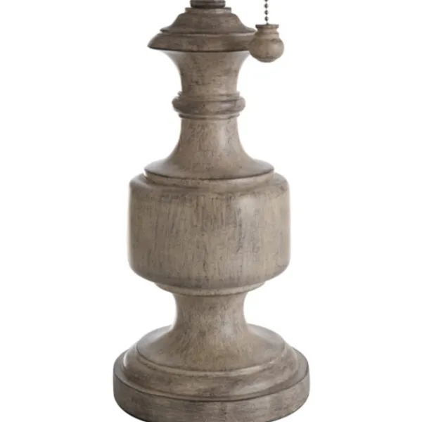 Table Lamps-Kirkland's Home Distressed Urn Resin Table Lamp Gray
