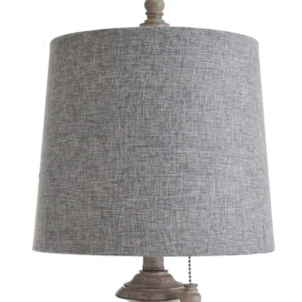 Table Lamps-Kirkland's Home Distressed Urn Resin Table Lamp Gray