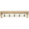 Shelves-Kirkland's Home Distressed Wall Shelf With Hooks