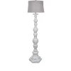 Floor Lamps-Kirkland's Home Distressed White Floor Lamp White/Gray