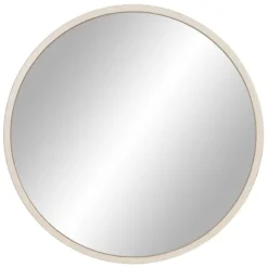 Decorative Mirrors-Kirkland's Home Distressed White Metal Wall Mirror