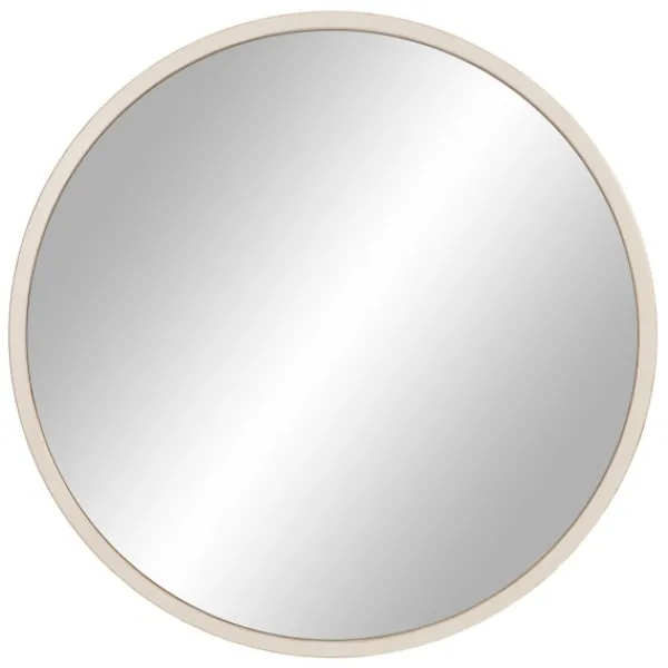 Decorative Mirrors-Kirkland's Home Distressed White Metal Wall Mirror