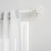 Curtain Rods & Hardware-Kirkland's Home Distressed White Open Sphere Curtain Rod, 120 In.