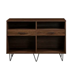 Console Tables-Kirkland's Home Doreen Dark Brown Hairpin Console Table