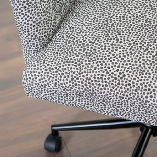 Office Furniture-Kirkland's Home Dotty Office Chair Gray