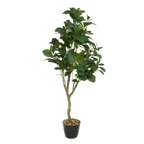 Trees & Topiaries-Kirkland's Home Douban Green In Ribbed Rock Planter