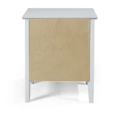 Nightstands-Kirkland's Home Dove Brazilian Pine Wood Nightstand Gray