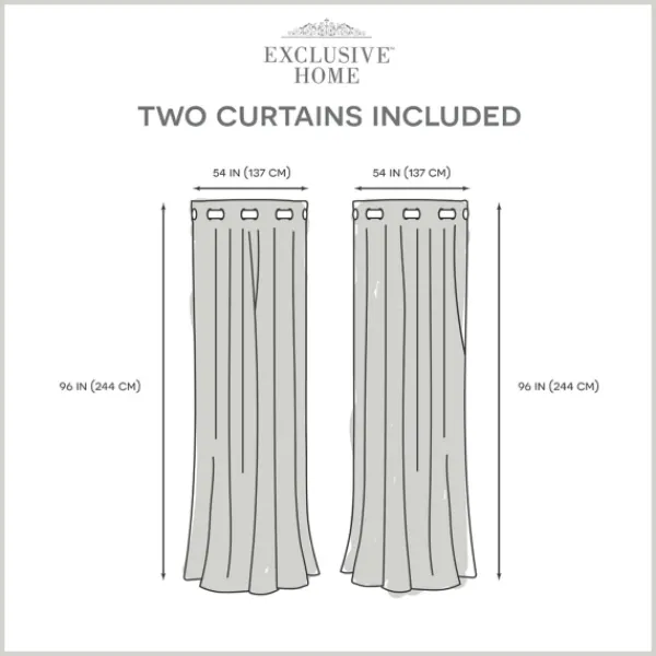 Curtains & Drapes-Kirkland's Home Dove Gray Floral 2-Pc. Curtain Panel Set, 96 In. Gray/White