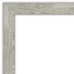 Decorative Mirrors-Kirkland's Home Dove Gray Scoop Frame Beveled Mirror, 34X28 In.