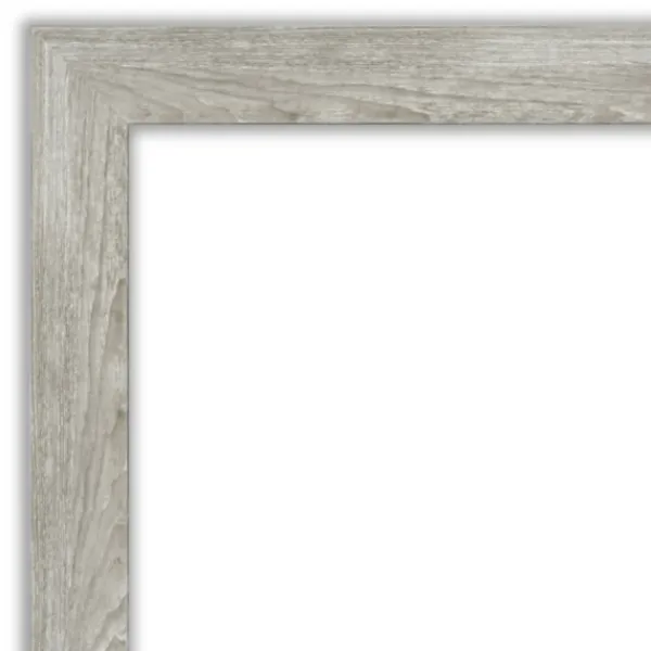 Decorative Mirrors-Kirkland's Home Dove Gray Scoop Frame Beveled Mirror, 34X28 In.