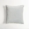 Pillows-Kirkland's Home Dove Velvet Riviera Throw Pillow Gray