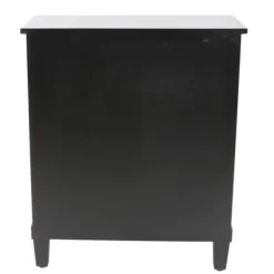 Accent & End Tables-Kirkland's Home 3-Drawer Wooden Accent Table Black