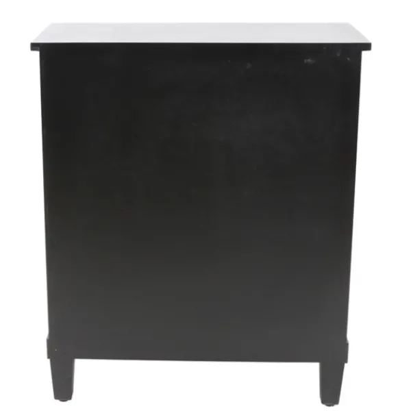 Accent & End Tables-Kirkland's Home 3-Drawer Wooden Accent Table Black