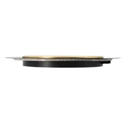Decorative Mirrors-Kirkland's Home Drew I Black And Gold Round Led Mirror