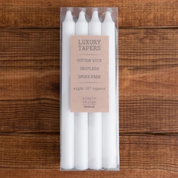Candles-Kirkland's Home Dripless Taper Candles, Set Of 8 White