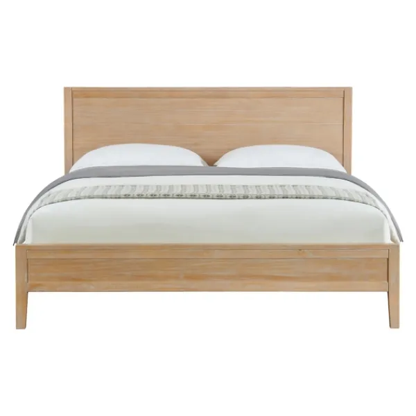 Beds & Headboards-Kirkland's Home Duke Double Driftwood Pine 5-Pc. King Bedroom Set Tan