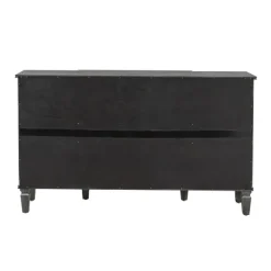 Cabinets & Sideboards-Kirkland's Home Eleanora Wood 4-Door Sideboard Gray