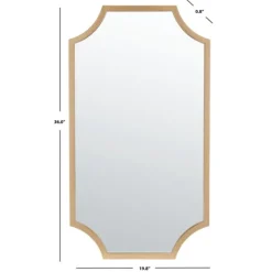 Decorative Mirrors-Kirkland's Home Elenin Gold Scalloped Wall Mirror