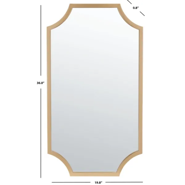 Decorative Mirrors-Kirkland's Home Elenin Gold Scalloped Wall Mirror