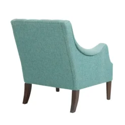 Accent Chairs-Kirkland's Home Elle Tufted Teal Accent Chair Blue