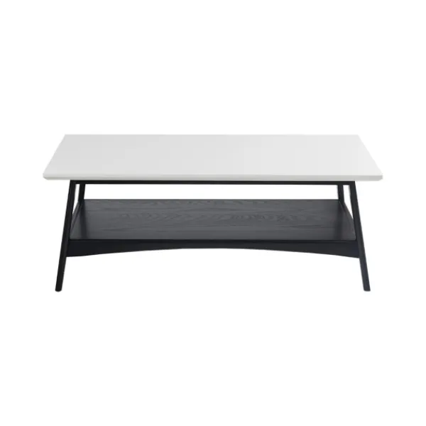 Coffee Tables-Kirkland's Home Ellis Black And White Wood Coffee Table Black/White