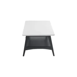 Coffee Tables-Kirkland's Home Ellis Black And White Wood Coffee Table Black/White