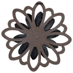 Wall Plaques-Kirkland's Home Embossed Metal Flower Wall Plaque Blue