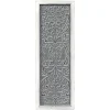 Wall Plaques-Kirkland's Home Embossed Metal Panel Wall Plaque Gray/White