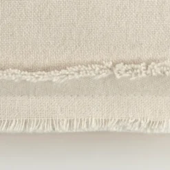 Pillows-Kirkland's Home Embroidered Botanical Pillow Ivory