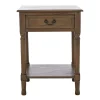 Accent & End Tables-Kirkland's Home Emory Natural Single Drawer Accent Table Black