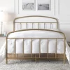 Beds & Headboards-Kirkland's Home En Sun Vintage Arch Full Bed Frame Gold