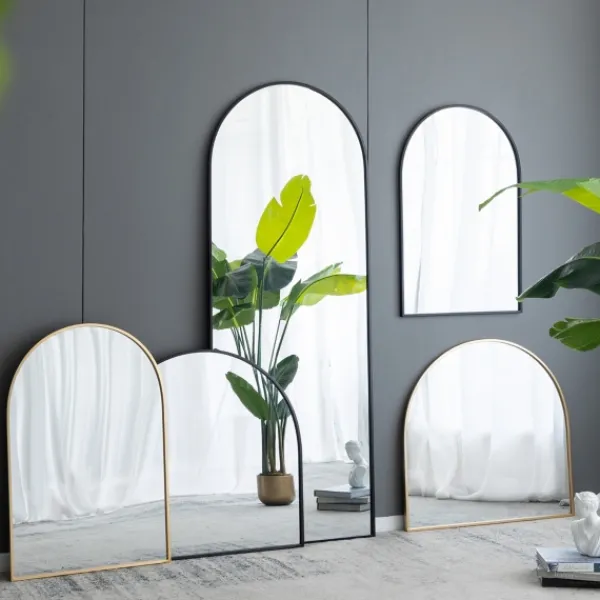 Decorative Mirrors-Kirkland's Home En Wide Arched Wall Mirror Gold