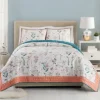 Quilts-Kirkland's Home English Garden King 3-Pc. Quilt Set Blue/Orange/White