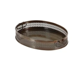 Decorative Trays-Kirkland's Home Engraved Metal Mandala Trays, Set Of 2 Brown