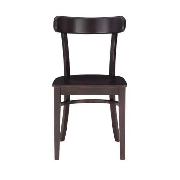Accent Chairs-Kirkland's Home Espresso Curved Plank 2-Pc. Accent Chair Set Brown