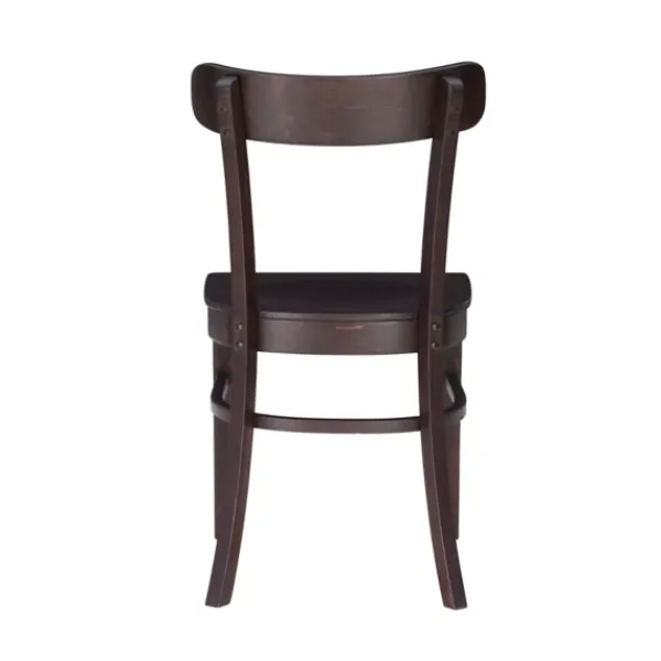 Accent Chairs-Kirkland's Home Espresso Curved Plank 2-Pc. Accent Chair Set Brown