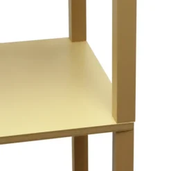 Floor Lamps-Kirkland's Home Etagere Shelf Charging Floor Lamp Tan