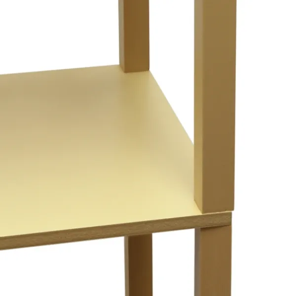 Floor Lamps-Kirkland's Home Etagere Shelf Charging Floor Lamp Tan