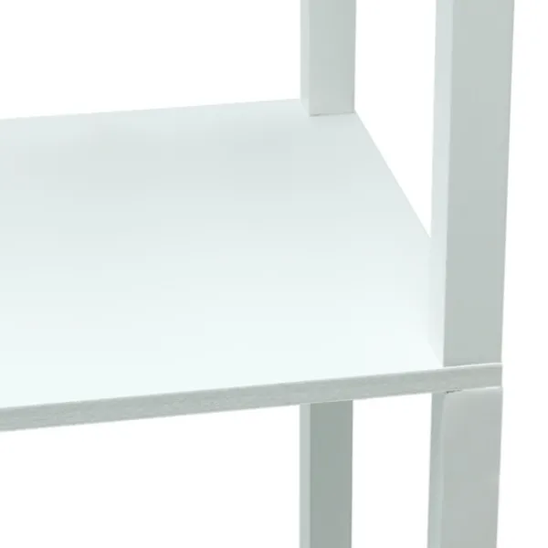 Floor Lamps-Kirkland's Home Etagere Shelf Charging Floor Lamp White