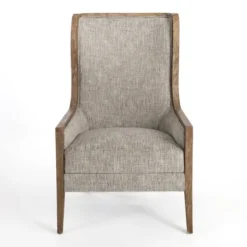 Accent Chairs-Kirkland's Home Ethan Upholstered Armchair Gray