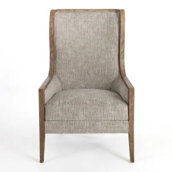 Accent Chairs-Kirkland's Home Ethan Upholstered Armchair Gray