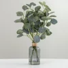 Arrangements & Greenery-Kirkland's Home Eucalyptus Arrangement In Gray Bottle Vase Green/Gray
